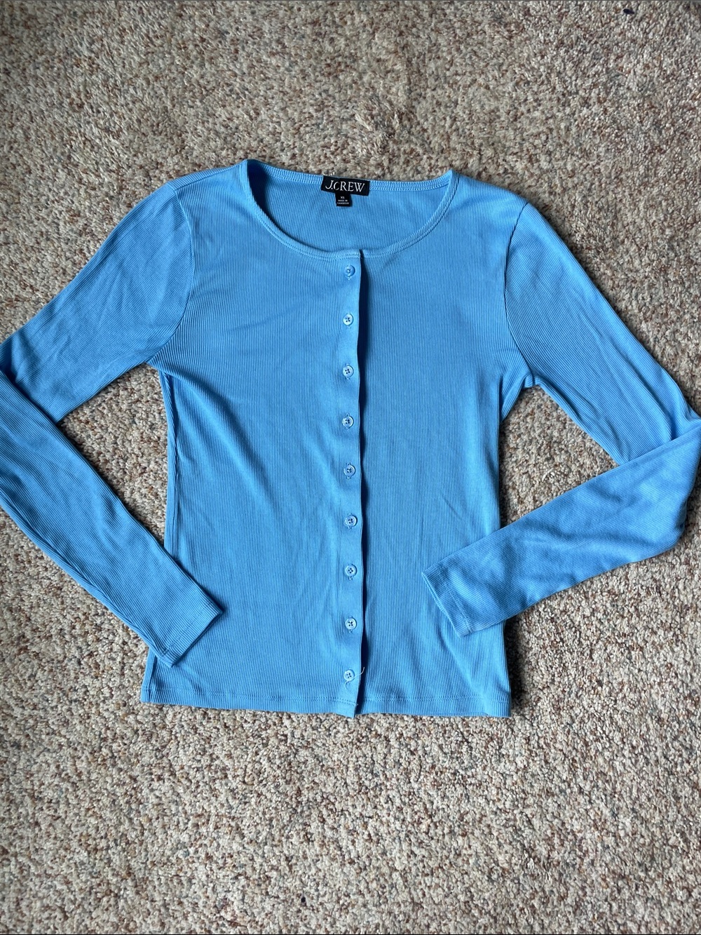 J. Crew Fine Rib Knit Cardigan